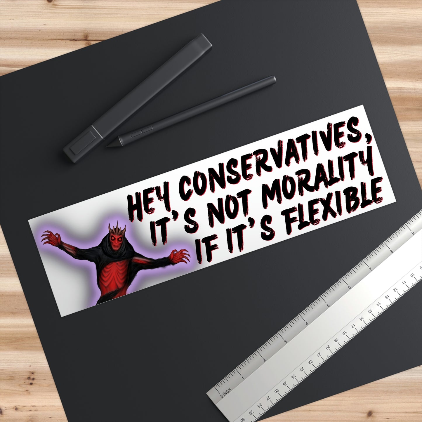 hey conservatives its not morality if its flexible sticker