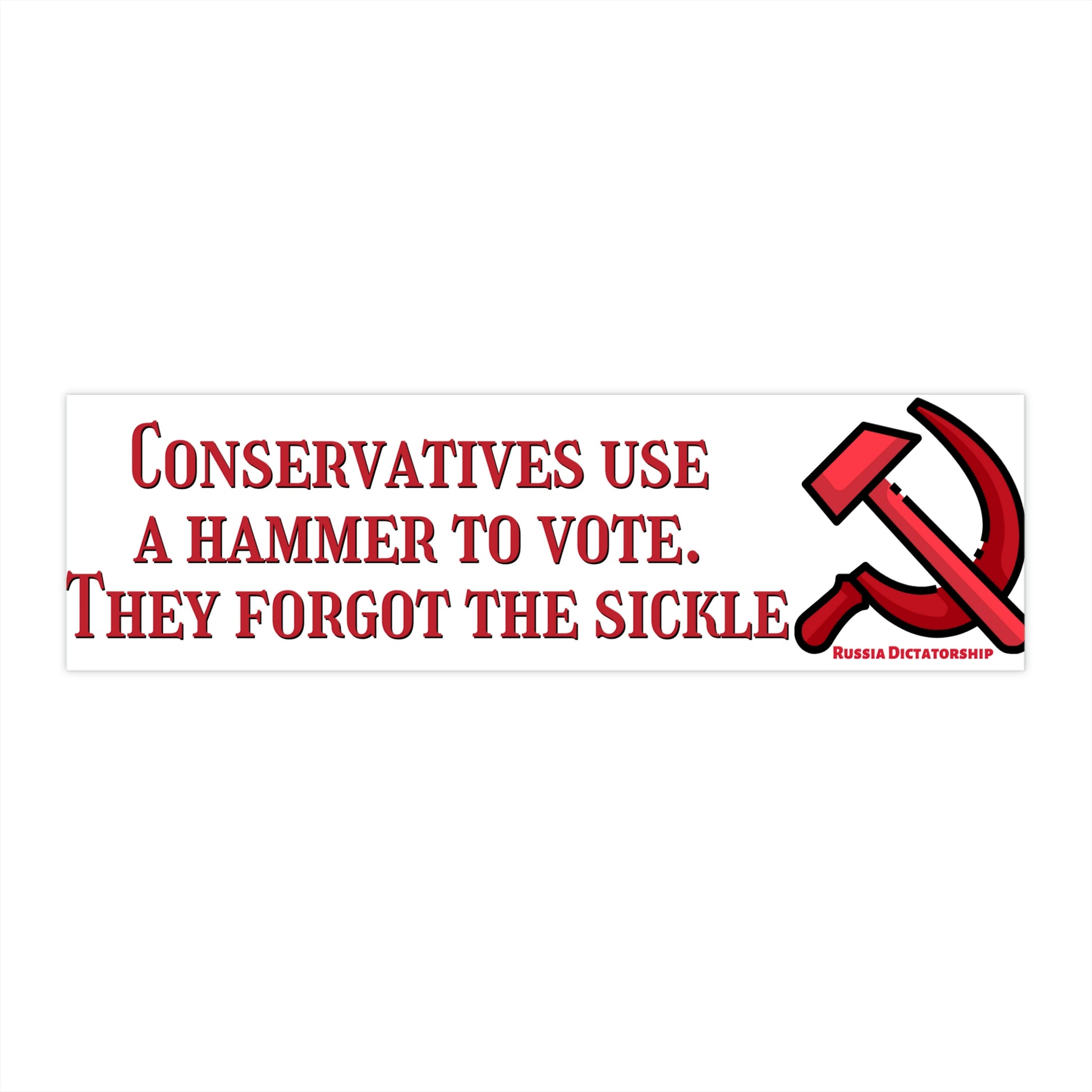 conservatives use a hammer to vote