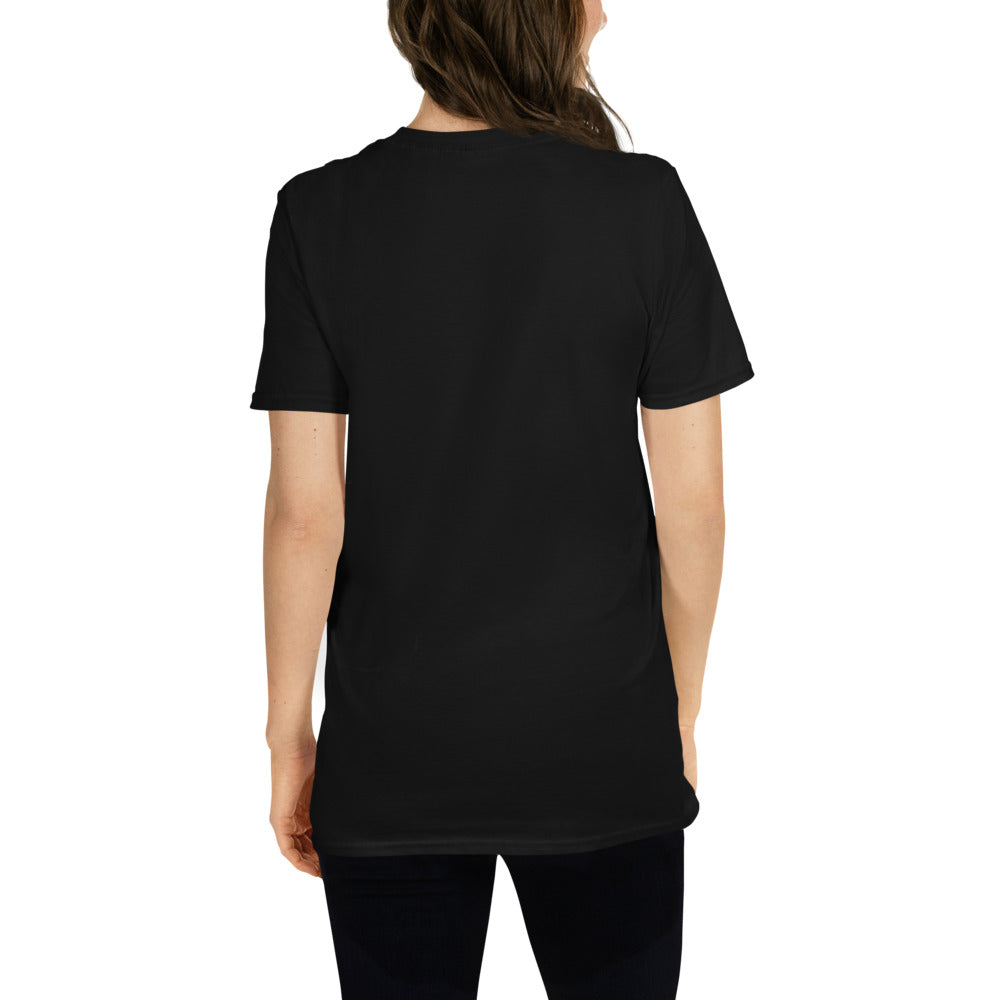 unisex basic softstyle tshirt black back