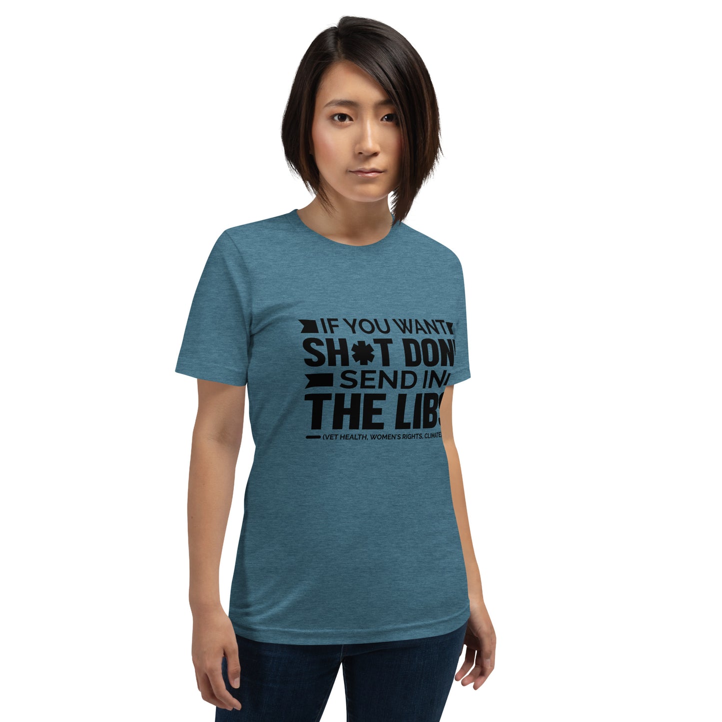 unisex staple tshirt heather deep teal